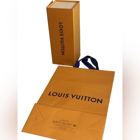 Louis Vuitton Shopping Bag (Small) & Large Perfume Box w/ Wrapping Paper – EUC - Picture 2 of 6